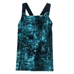 Champion Tank Top Blue Crisscross Strap Large